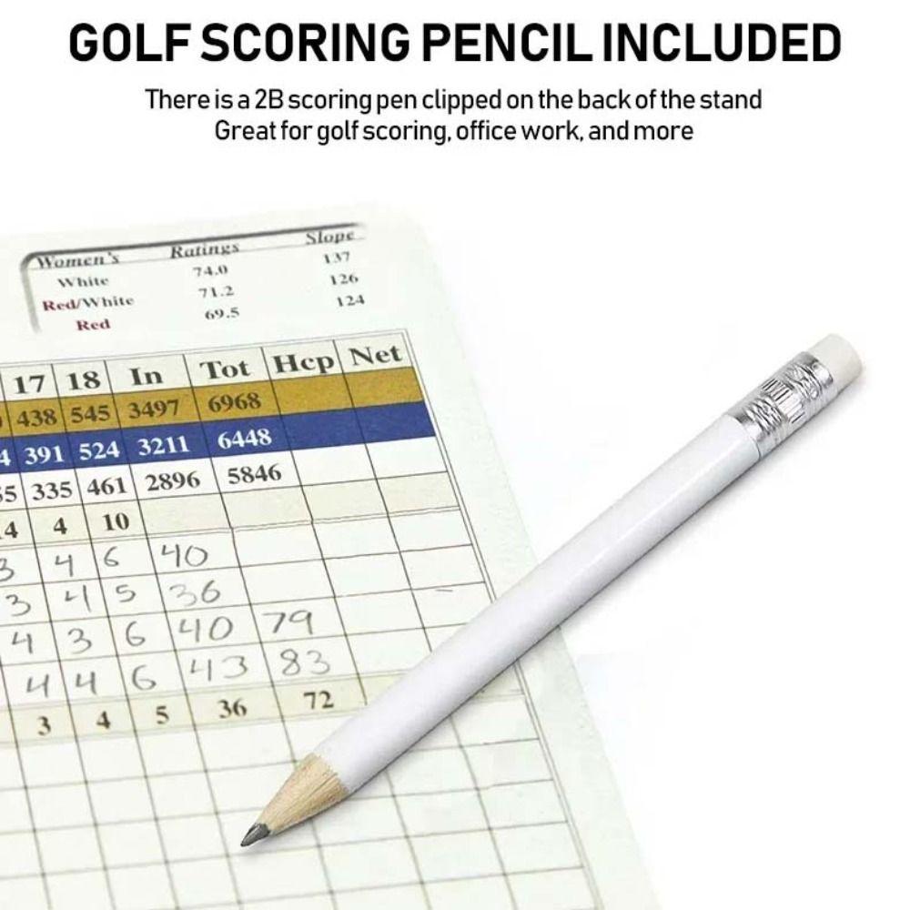 Marking Pencil Golf Tees Holder Storage Device Green Fork Golf Golf Tees Rack  Training Accessories
