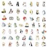 50 100Pcs Cute Cartoon Cat Stickers Laptop Pad Phone Fridge Scrapbooking Funny Animal Decal Sticker For Kids Gift Toy
