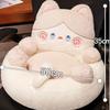 Cartoon Chair Cushion Backrest Integrated Plush Seat Kitten Comfortable Livingroom Sofa for Children Warm Lazy Person Sofa Cute