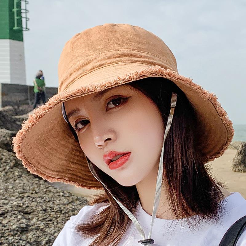 Retro Denim Fisherman Hat for Men and Women Summer Vintage Versatile Sun Hat Sun Protection Hat