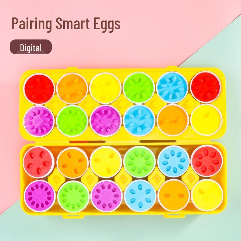 

Kids Smart Egg Puzzle: Early Learning Toy for Number and Color Matching