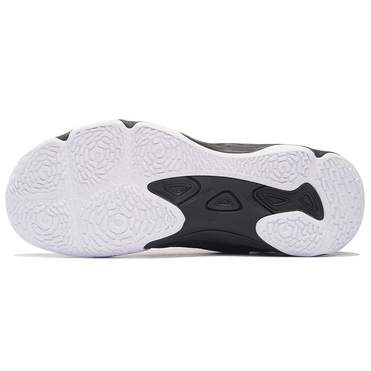 LiNing Ranger 6 Lite Fabric Synthetic Leather Shock Absorption Non-Slip Wear-Resistant Low-Top Badminton Shoes Unisex Shoes Black White AYTS012-3