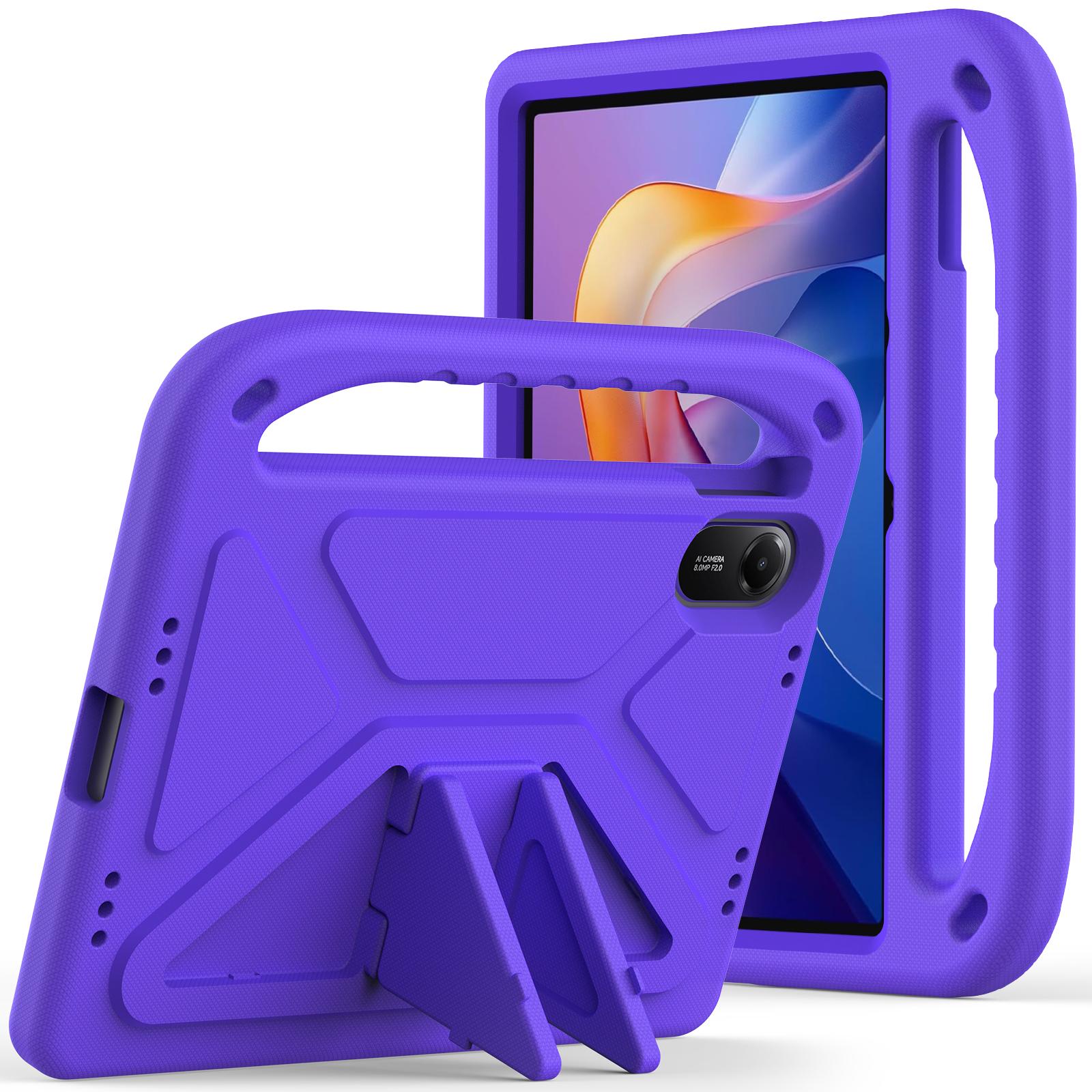 

For Xiaomi Redmi Pad 2 Case Hand Grip Kickstand Tablet EVA Cover Purple