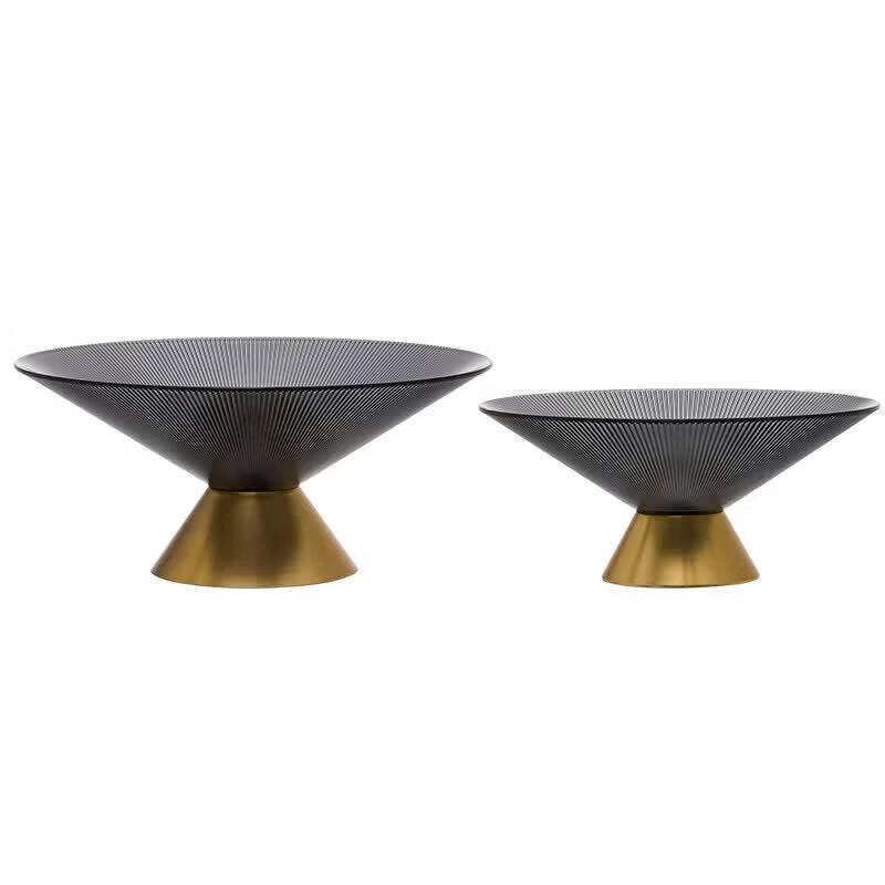 Creative Glass Pedestal Fruit Bowl