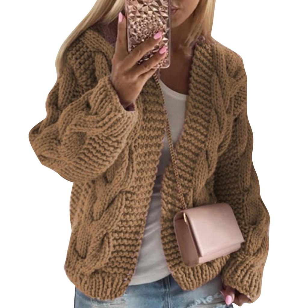 Women's Fashion Casual  Knit Cardigan Sweater
