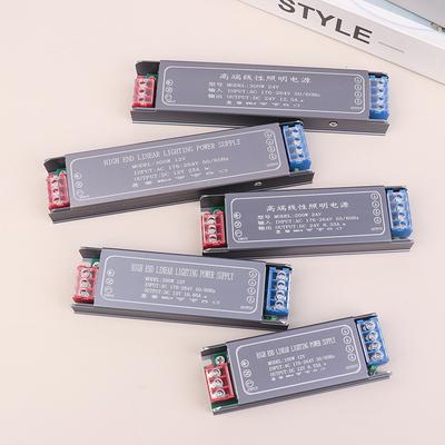 ספק כוח מיתוג DC 12V 24V AC100-264V מתאם מתח למנהיג אור LED 100W 200W 300W שנאי תאורה שקטים
