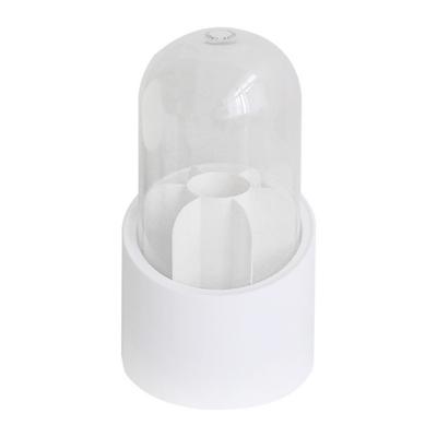 Rotate Dustproof Brushes Holder 360 Degree Rotating Large Capacity Organizer Makeup Brushes Holder