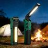 Set of 2 Work Lights, COB Lights, Handheld USB Rechargeable, Magnetic, Foldable, Compact, for Night Work and Construction (2 Pieces)