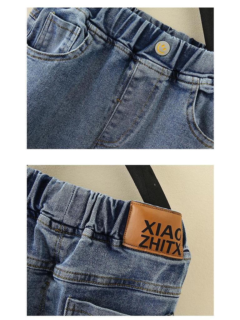 Boys' Spring/Autumn 2025 Children's Japanese/Korean Style Versatile Jeans