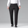 ROMON Men's Business Casual Straight Leg Trousers