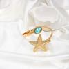 Pearl Starfish Open Armband Bangle Adjustable Armlet Bangle  Body Jewelry Accessories