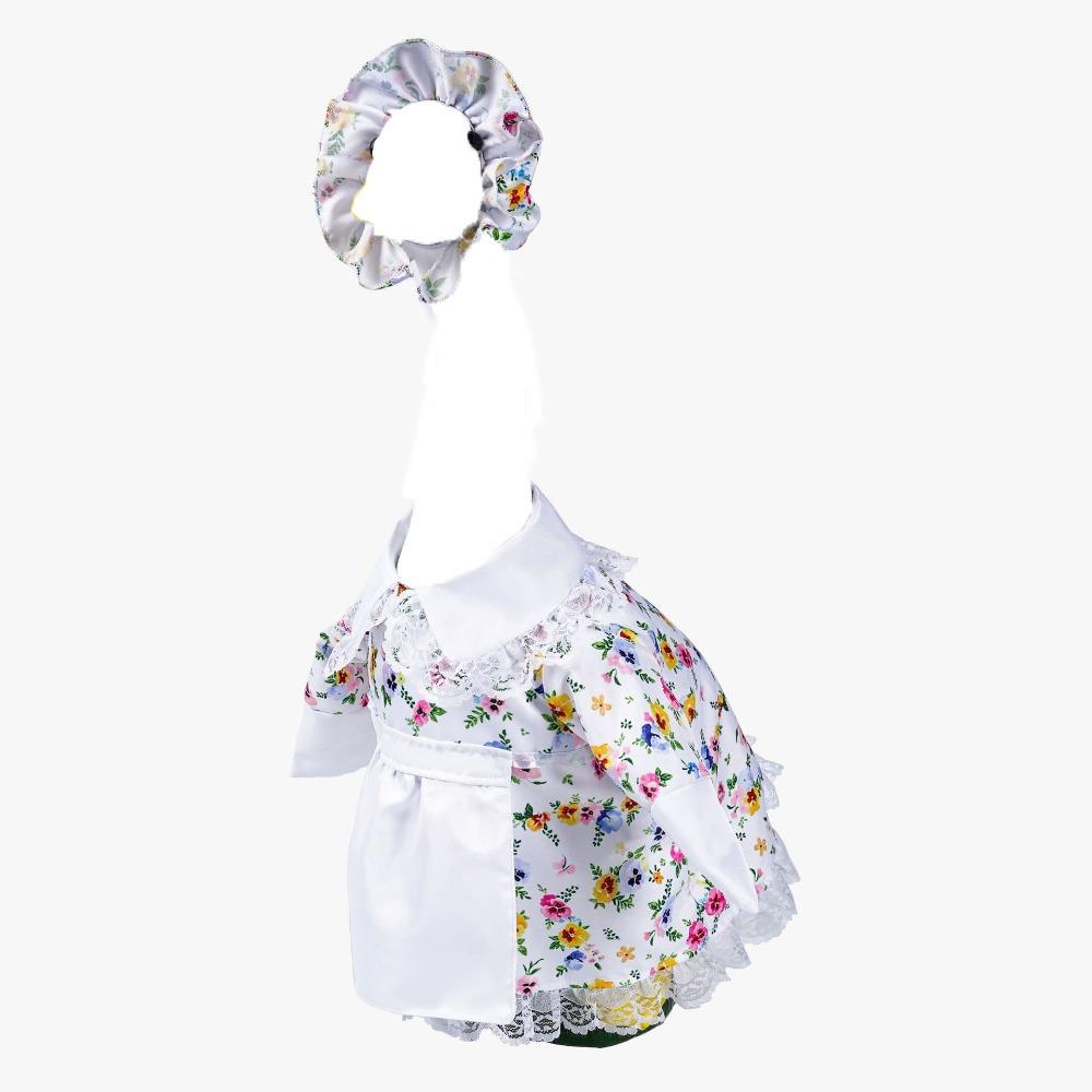Cottage Style Porch Goose Outfit Removable Clothing Porch Goose Dress  Outdoor Garden Style1