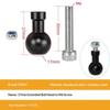 Aluminum 15Mm/17Mm/19Mm/20Mm/25Mm Ball Head Adapter To M6 1/4 Bolt For Motorcycle Phone Holder Car Bracket Camera Stand