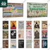 Putuo Decor German Vintage Metal Tin Sign Xin  Rustic Wall Art for Farmhouse Office Coffee Shop  Unique Gift Idea for Friends