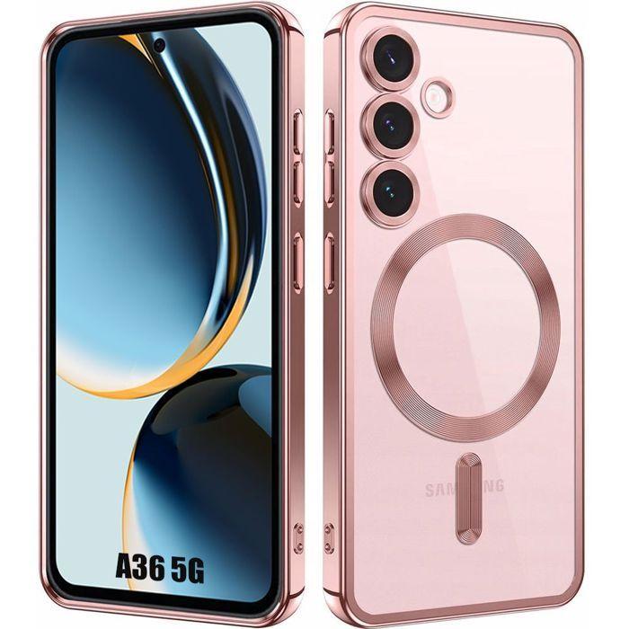 Coque de protection - BOOLING - Samsung Galaxy A36 5G - Rose - Antichoc - Protection caméra