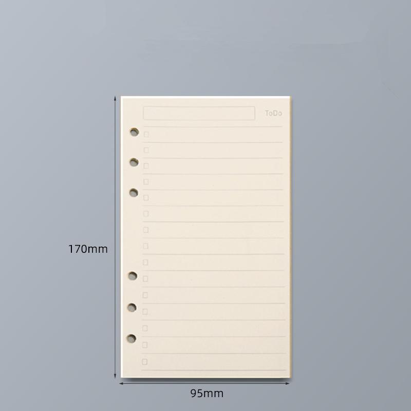 45 Sheets A5 A6 A7 Loose Leaf Notebook Refill Spiral Binder Inner Page Line Blank craft Grid Inside Paper Stationery