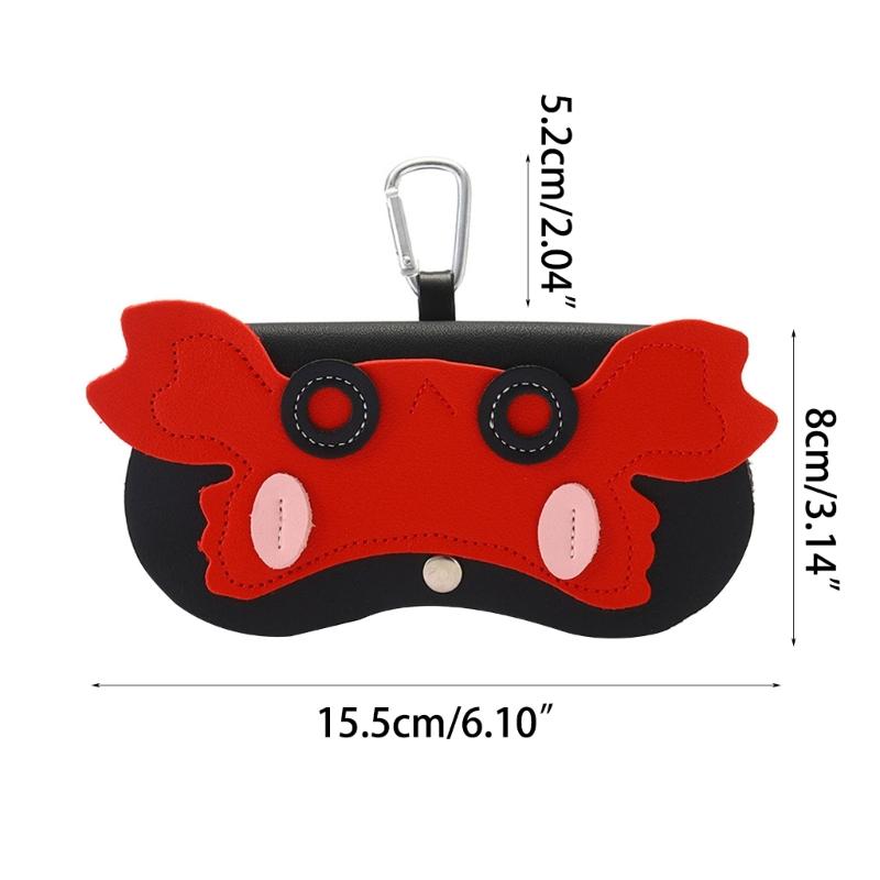 Glasses Cases Portable Myopia Glasses Bag Sunglasses Bag PU Leathers Glasses Storage Bag Simple Protective Pouch