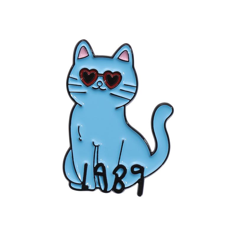 Cute Music Cat Enamel Pin Pop Music Albums 1989 Junior Jewels Cartoon Kitten Animal Brooch Lapel Badge Jewelry Gifts for Friends