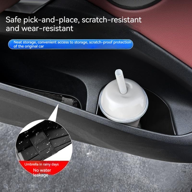 Für BMW X3 G01 2025 4 STÜCKE Auto Vordertür Seite Aufbewahrungsbox TPE Vordertür Organizer Ablage Auto Innenzubehör