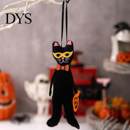 Desktop And Wall Hanging Decor Halloween Ghost Pumpkin Ornament, Car Rearview Mirror Pendant, Cute Party Decorations School Bag Keychain Charm,