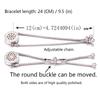 Crystal Rhinestone Aromatherapy Tree of Life Bracelet - Adjustable Titanium Steel with Essential Oil Compartment.