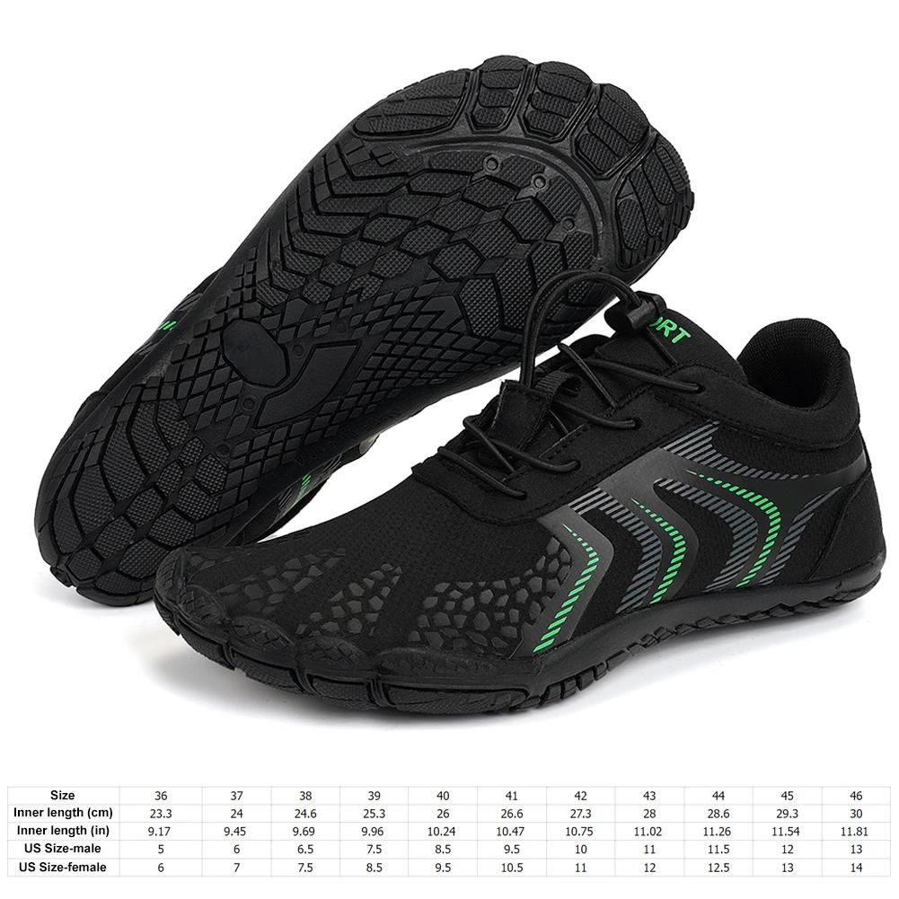 

Water Shoes Breathable Barefoot Beach Shoes Non Slip Surfing Shoes for Men Women 46