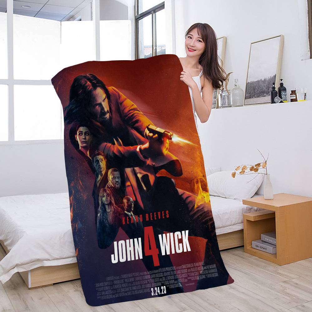 

Action Movie J-John W-Wick Microfiber Beach Towel Absorbent Quick Dry Soft Yoga Swimming Resort Mountain Climbing Towel W40*H60(CM)