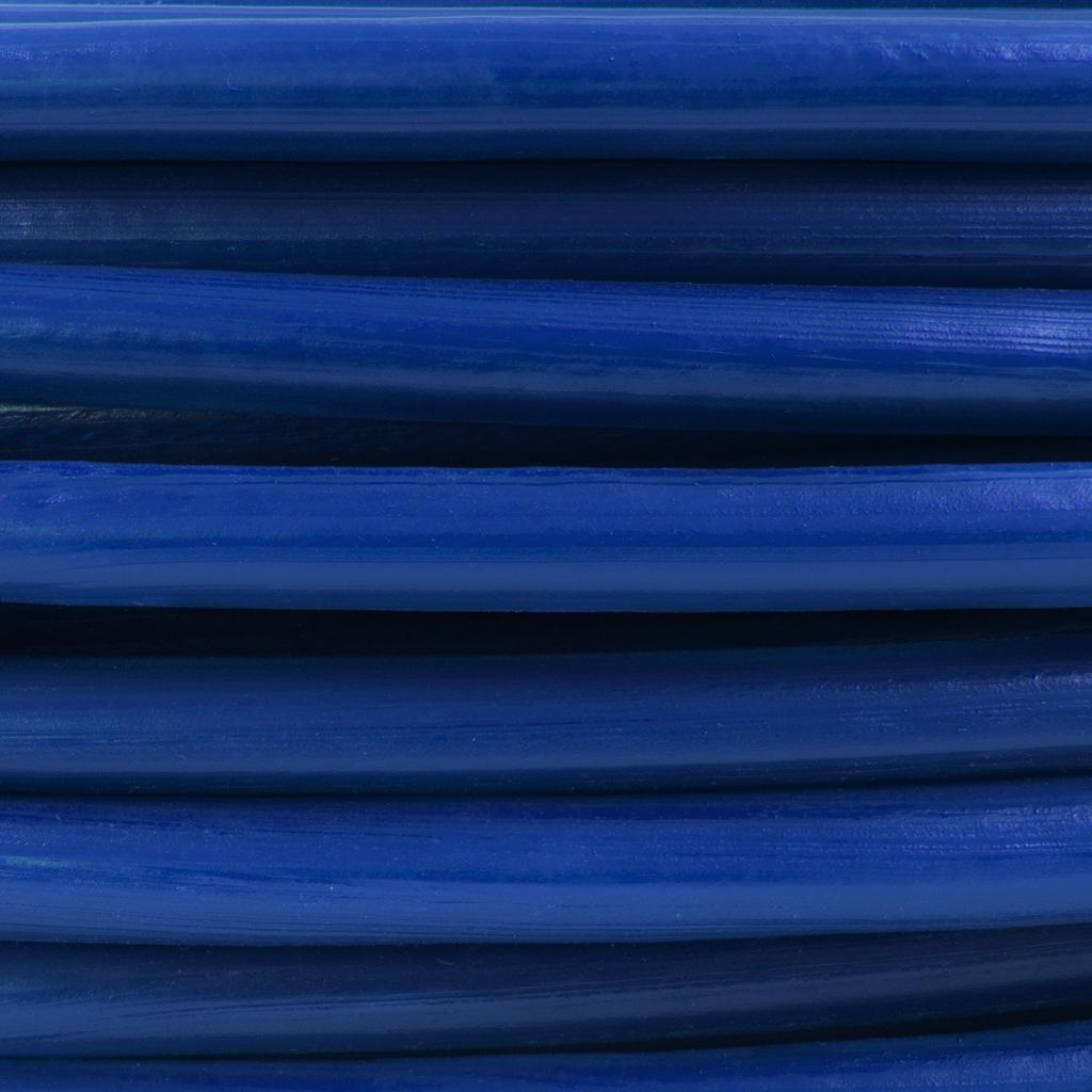 50m DRAHTSEIL in PVC 1.6/3mm BLAU verzinkt Stahlseil Seil Draht Stahl