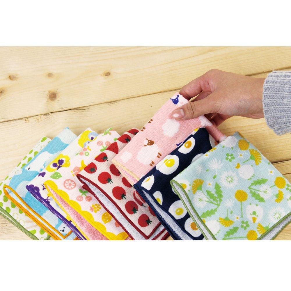 Prairie Dog Hand Plusima Towel, Pink, 24x24x1cm, Handkerchief, TIO-548