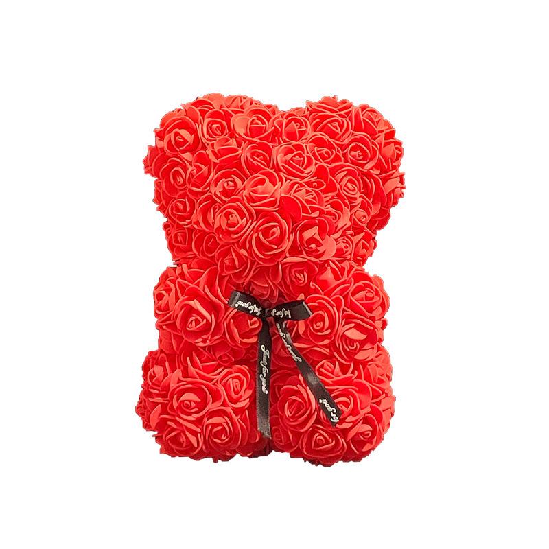 Eternal Rose Bear - Creative Foam Flower Gift for Valentine's, Mother's Day, or Birthday