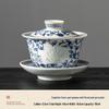 Blue and White Lotus Quick Brew Tea Set
