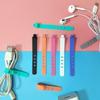 Silicone Cable Winder Organizer 20pcs Reusable Cord Management Straps Charging Wire Tie Arranger for Desk Home