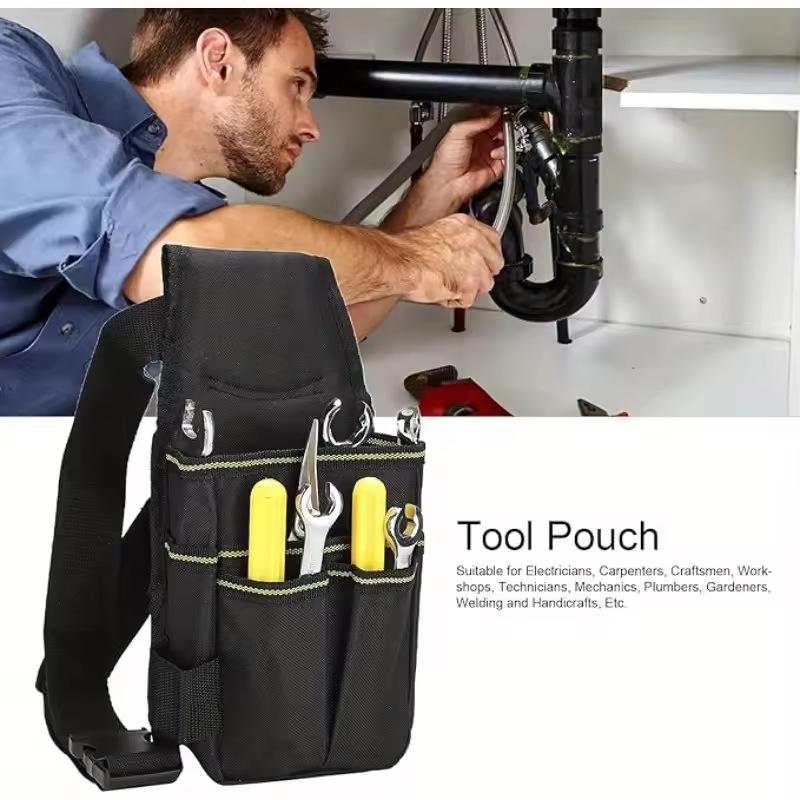 Multi Functional Tools Bag Waist Pouch Belt Storage Holder Organizer Garden Tool Kits Waist Packs Oxford Cloth Pocket Tool Pouch