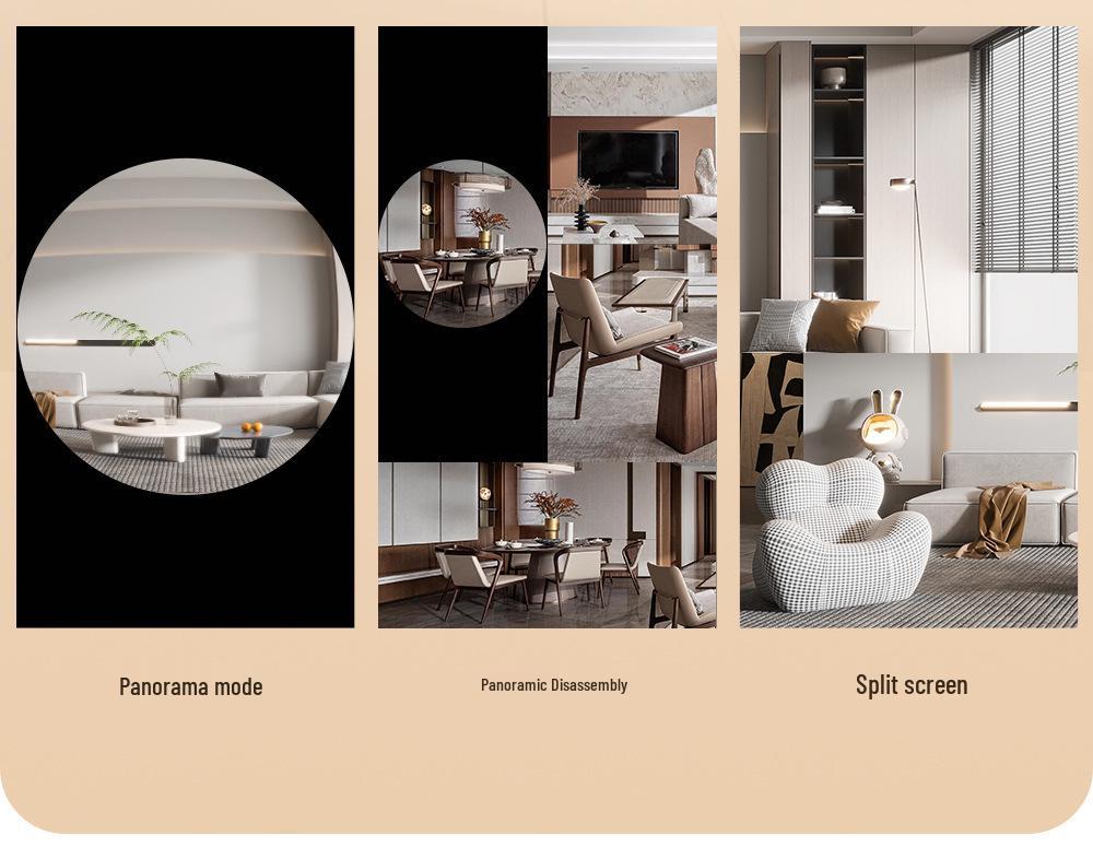 V380 Panoramic E27 Bulb Camera: Wireless WiFi, Mobile Remote, Dual Light, Night Vision, HD Surveillance
