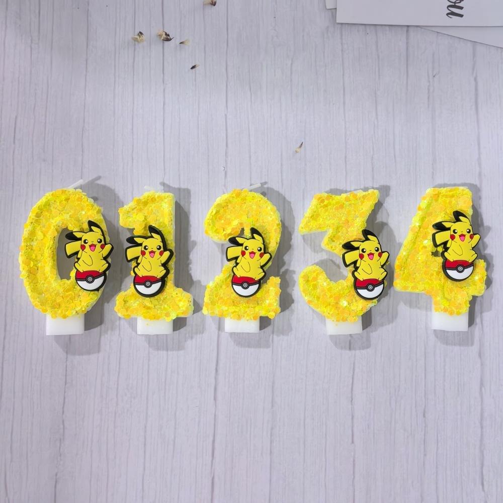 Cartoon Birthday Candles Creative Party Cake Decoration Number Candles 0-9 Party Supplies