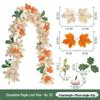 Artificial Maple Leaf Vine for Autumn Harvest Festival & Thanksgiving Decorations