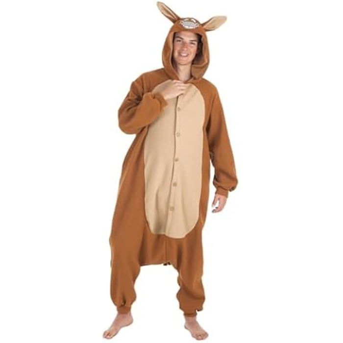 Déguisement - CREACIONES LLOPIS - Âne - Mixte - Gris - Pyjama d'animaux chaud