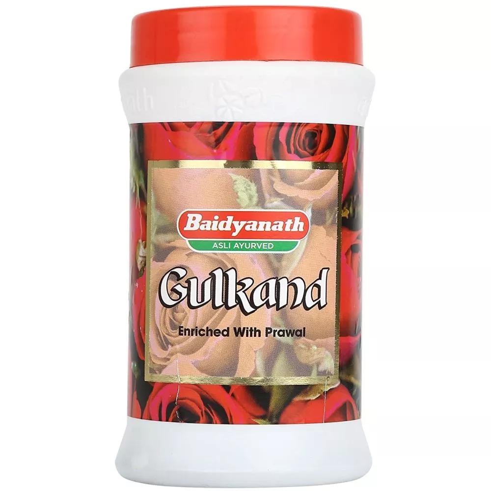 

Baidyanath Gulkand Enriched With Prawal 500g Authentic Ayurvedic Rose Petal Preserve For Cooling Relief And Natural Sweetness