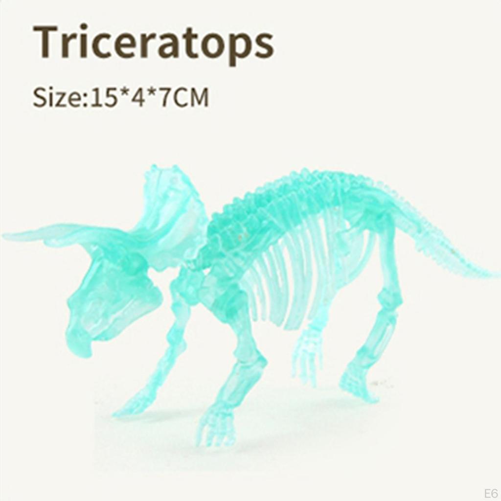 3 Dinosaur Digging Kit for Paleontology Dino Skeleton Science Educational Toy DIY Puzzles