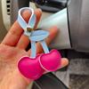 Love PU Leather Hanger PU Leather Bag Pendant Trendy Keychain  Bag Ornament