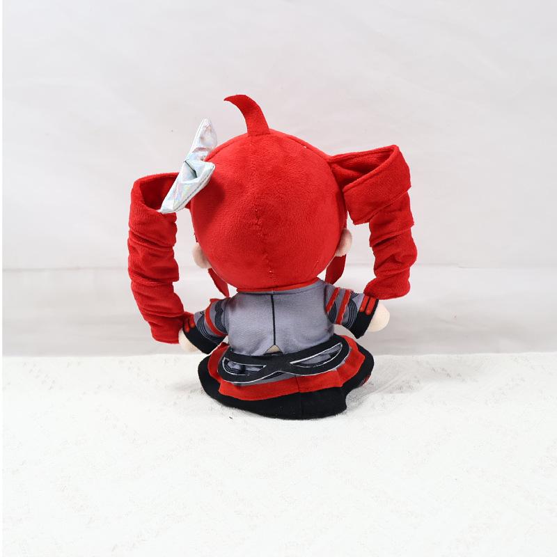 New Anime Kasane Teto Plush Doll Toy 23CM Cartoon Cute Soft Heavy Sound Virtual Singer Plush Doll Room Decoration For Kid Gift
