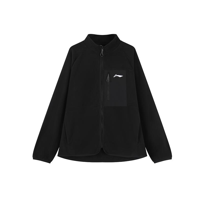 Li Ning Sweatshirts Men s Stand Collar Thickened Cardigan YWDV563-1 5XL