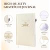 Utron Gratitude Journal, 5.5"x8.2" Journal with Prompts, Affirmation Journal with Pencil Socket, Undated Daily Gratitude Journal, Personal Organizers