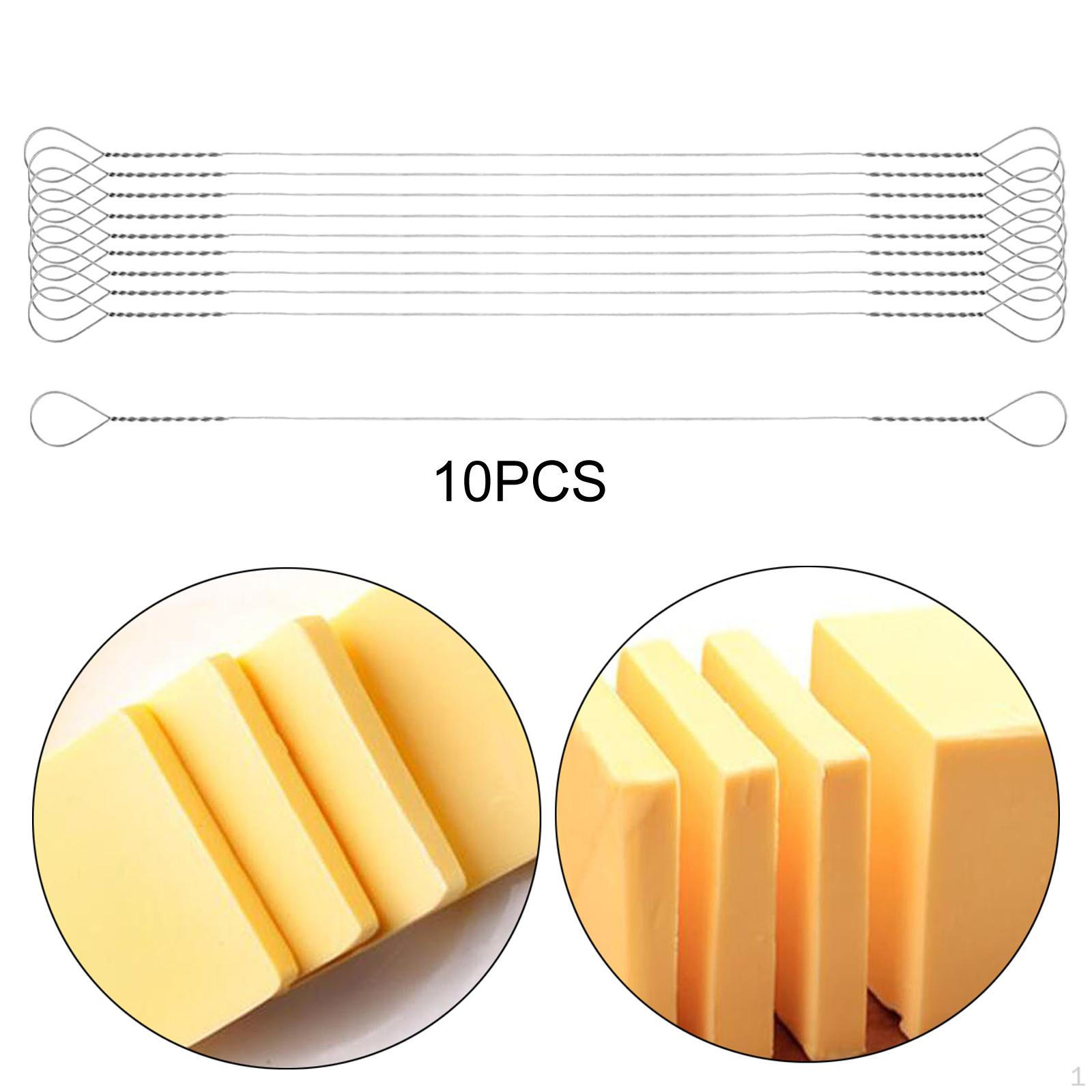 

10Pcs Cheese Wire Cutting Cut Line Easy to Use Accessory Replaceable Spreader Wires Replacement for