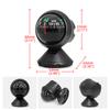 AD Mini Car Navigation Compass 360 ° Rotary Adjustable Spherical Dashboard Guide Compass For Boat Vehicle Car Ball Compass