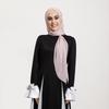 New Magnetic Buckle Instant Chiffon Hijab Ready To Wear Plain Hijab Scarf Large Size Solid Color Turban For Women