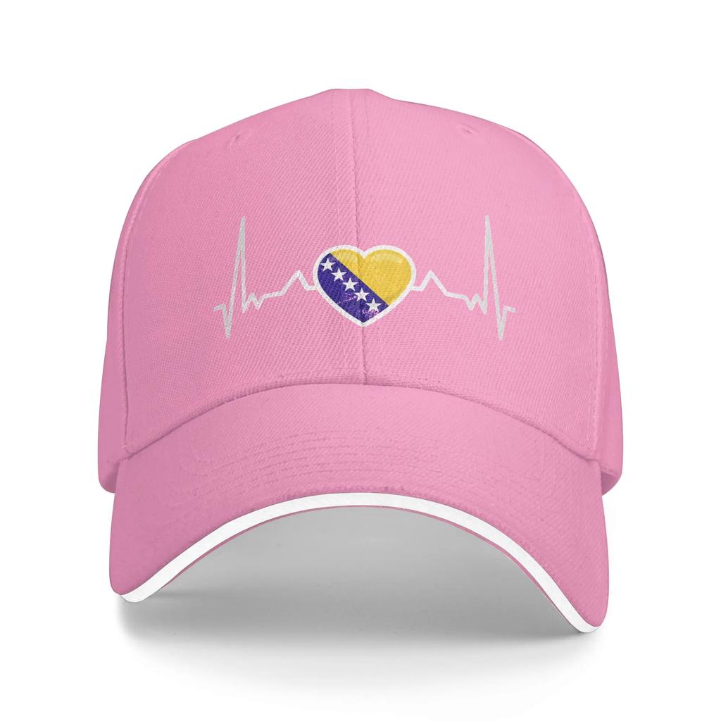 New Bosnia Herzegovina Bosnian Flag Bosnians Sun Baseball Cap Summer Hip Hop Hats For Unisex Unisex Running Hippie Baseball Caps