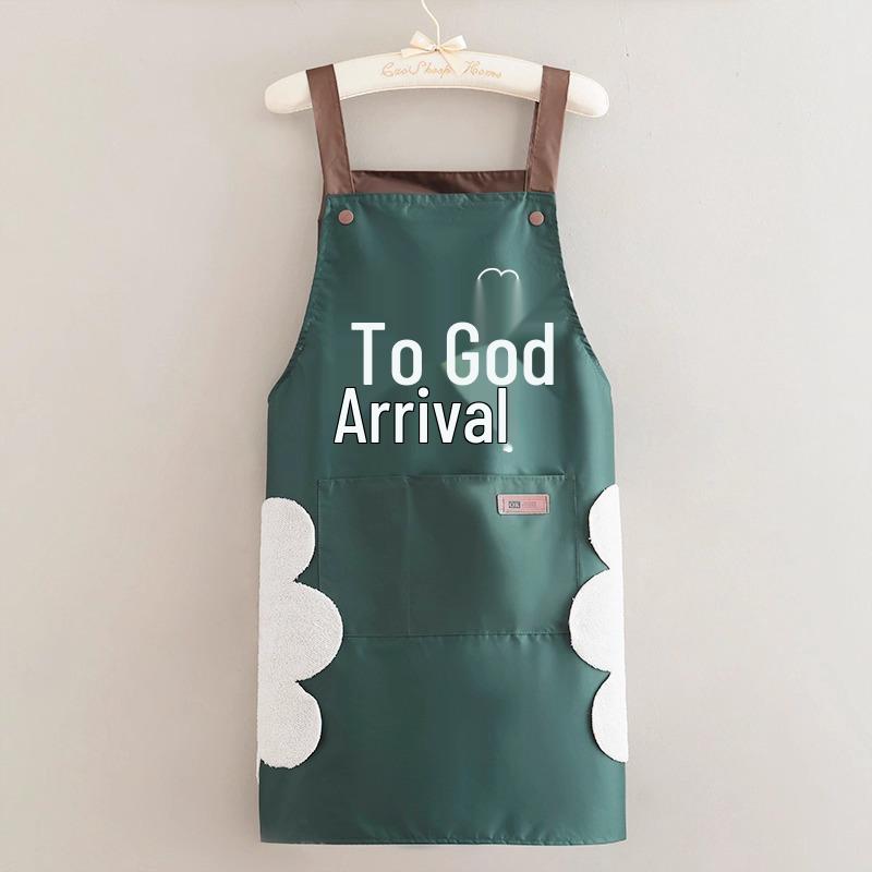 New Arrival Waterproof Hand-Washing Kitchen Apron - Oil-Proof, Stain-Resistant, and Fashionable