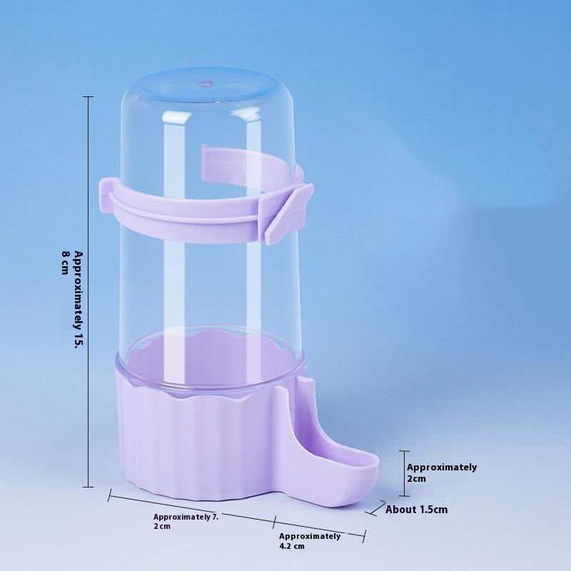 

Прозрачная кормушка для кормления и полива, автоматическая кормушка двойного назначения для птиц, большой емкости, диспенсер для воды, кормушка, аксессуары для птичьей клетки A10