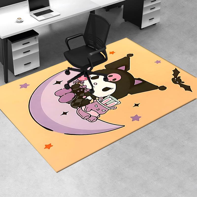Office Rug Moon, Halloween Anti-Slip Rug, Machine Washable for Living Room, Bedroom, Office, Multiple Sizes, Bedroom Mat, Decorative Mat, Durable Mat,